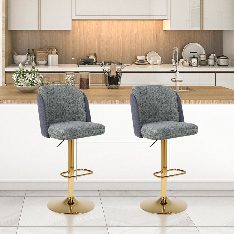 kitchen chairs modern bar stool Golden